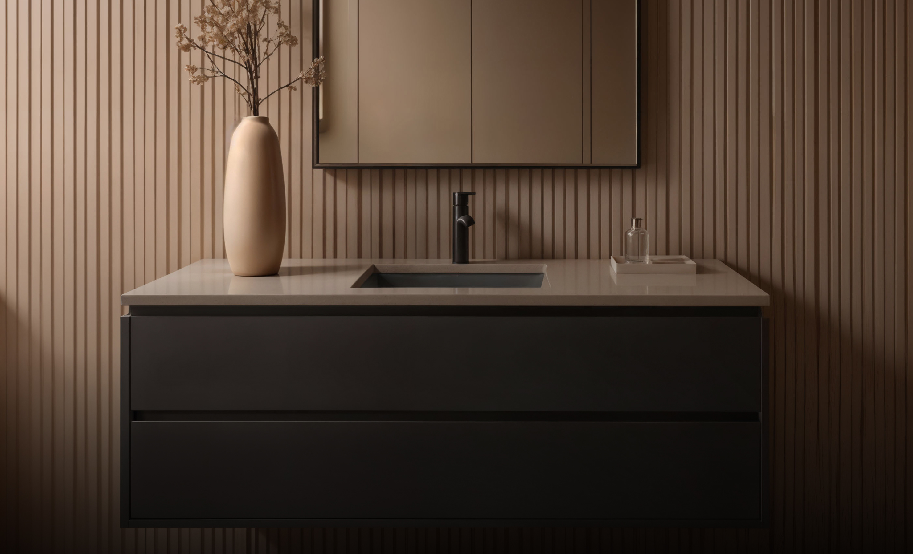 Vanity collection interior